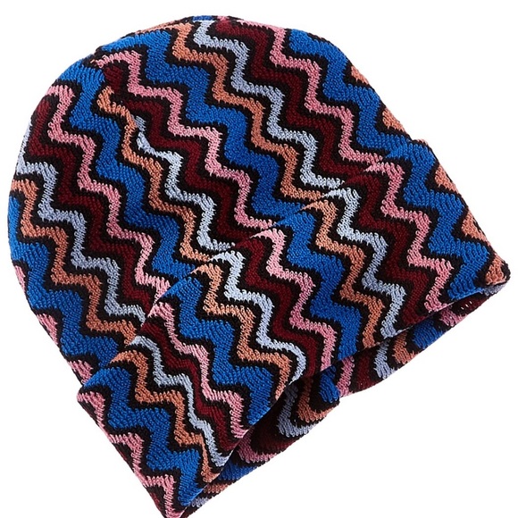 Nawab Colorful Zigzag Knit Beanie fir Style and Fun Flair